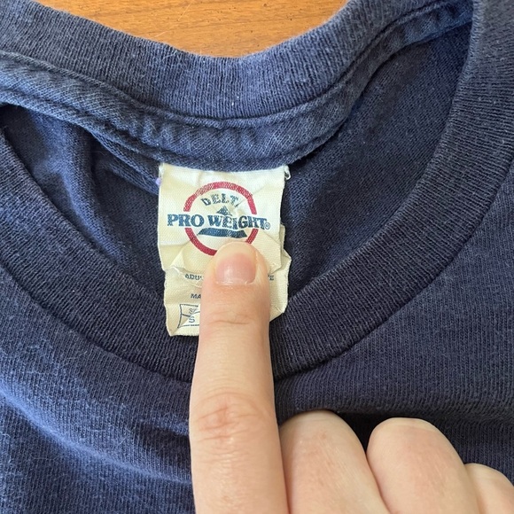 🧡 Navy Auburn Girls Love Aubie Tee | Delta Pro Weight Small - War Eagle AU - Picture 4 of 6